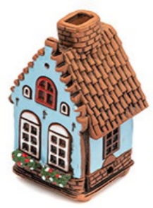 Mini Incense House. Beurze Blue