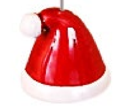 Ceramic Bell: Santa Hat