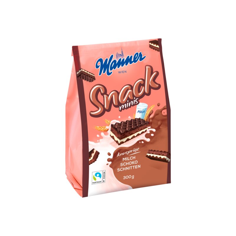 MANNER SNACK MINIS MILCH-SCHOKO