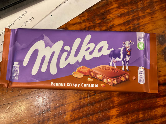 Milka Peanut Crispy Caramel