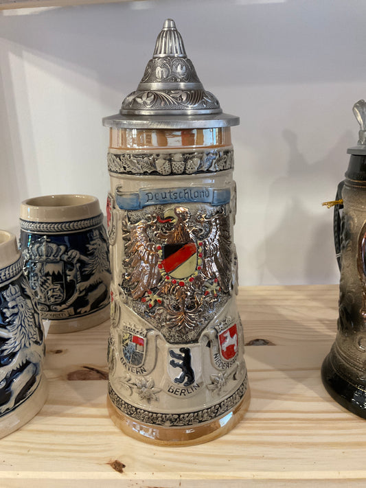 STEIN: White & Blue Coat of Arms