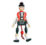 Bavarian Boy Wood Jumping Jack Toy