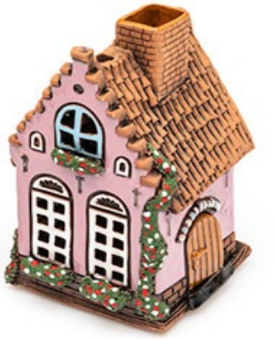 Mini Incense House Beurze Pink
