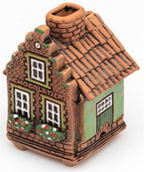 Mini Incense House Choco Green