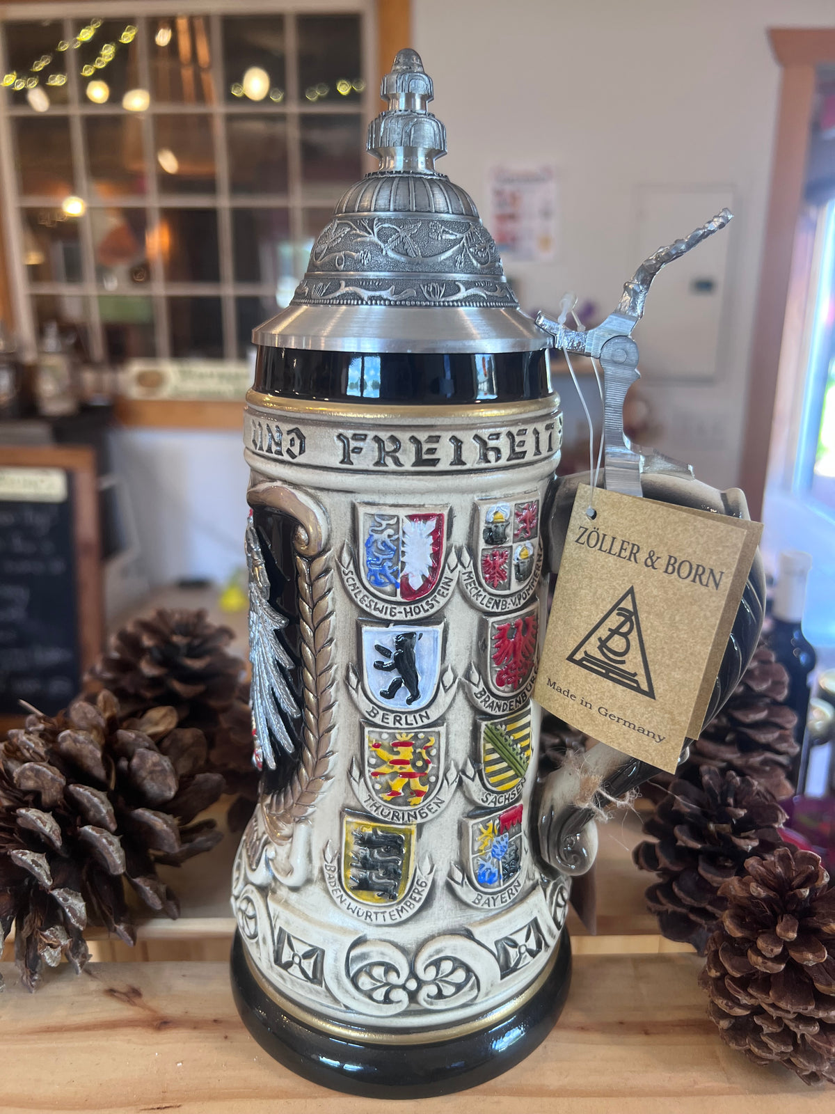 ZB STEIN: ZINN-RELIEF WAPPEN