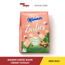 MANNER ZARTIES CREAMY NOUGAT WAFERS