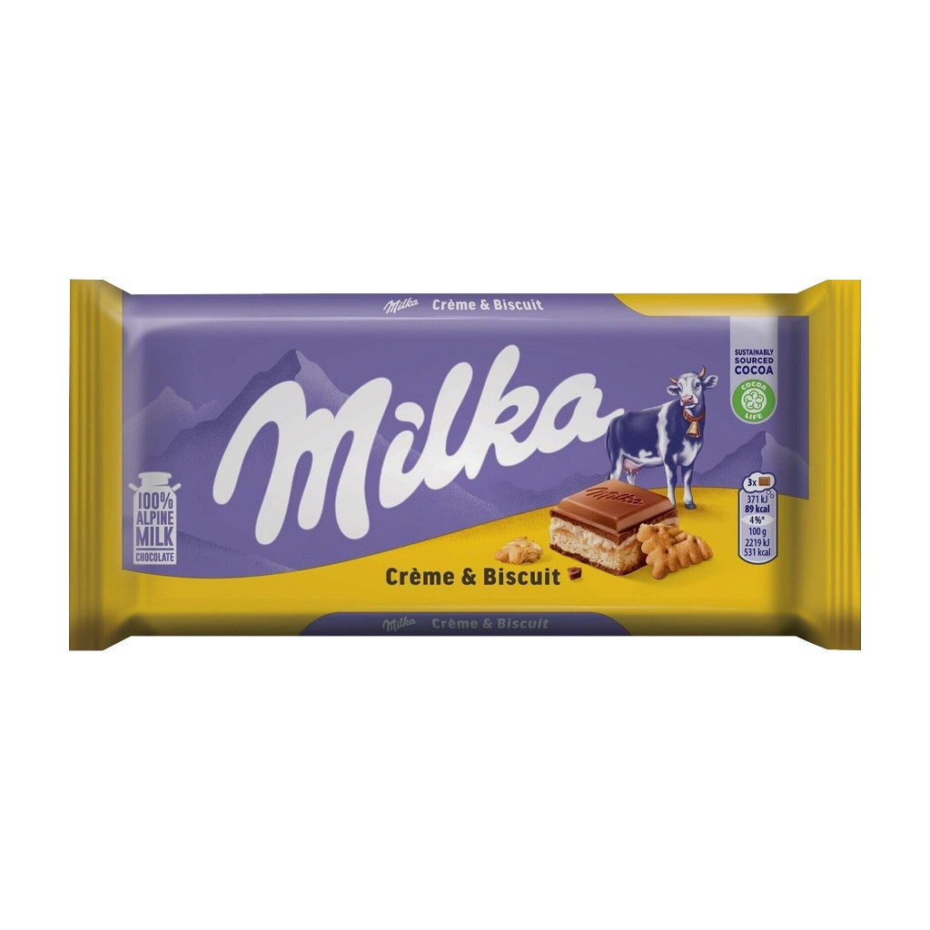 MILKA CREAM & BISCUIT