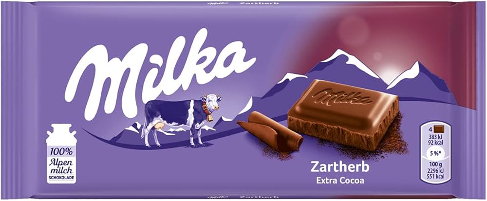 MILKA ZARTHERB / BITTERSWEET