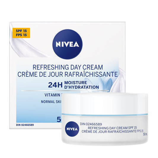 NIVEA FACE REFRESHING DAY CREAM 24H MOISTURE SPF15