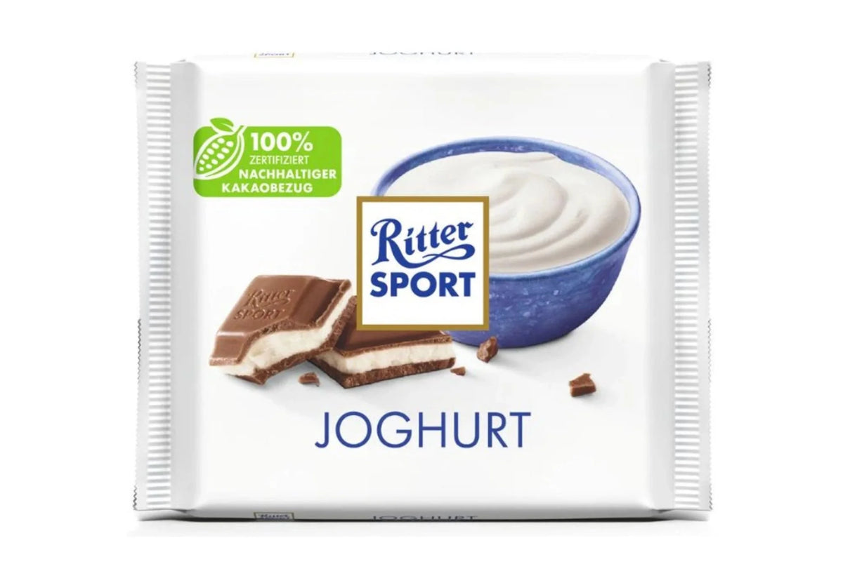 RITTER SPORT MILK WITH YOGURT