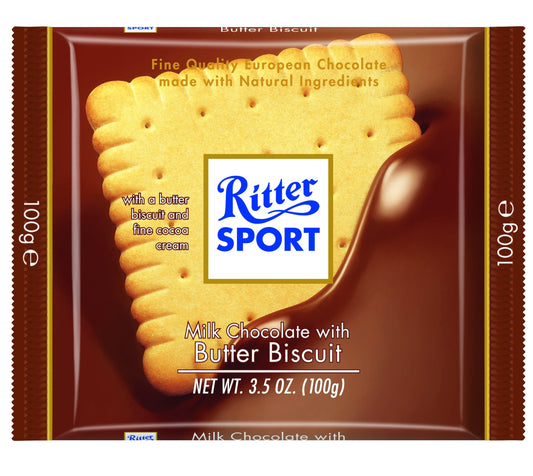 RITTER SPORT MILK BUTTER BISCUIT