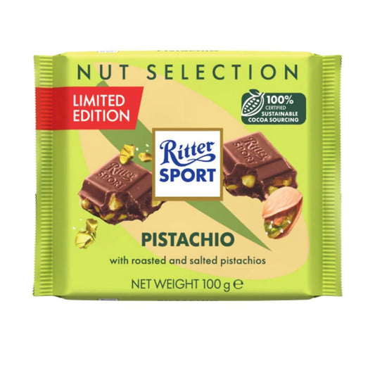 RITTER SPORT MILK PISTACHIO