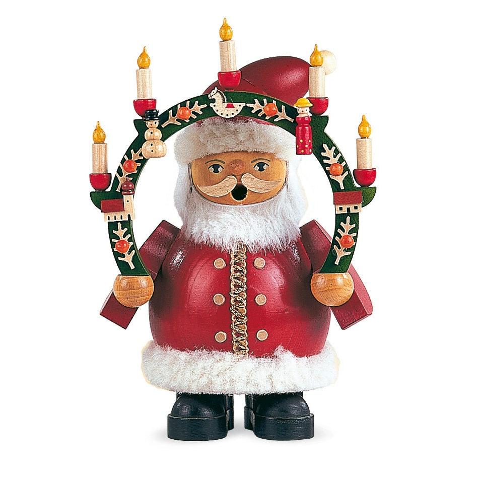 Mueller Smoker : Santa Under Candle Arch