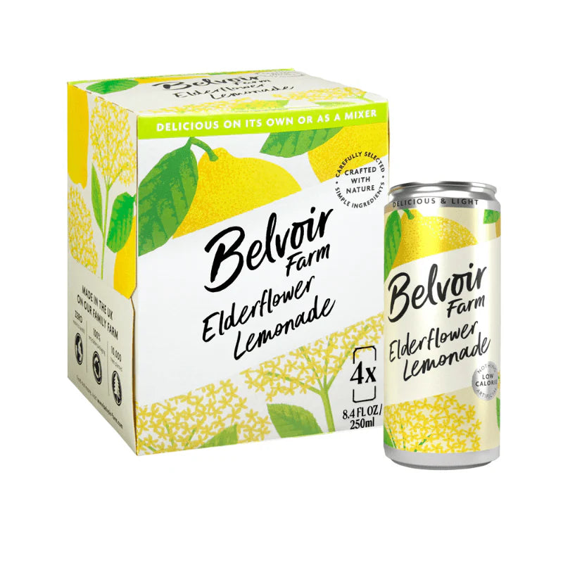 Belvoir Farm Elderflower Lemonade 4 Pack
