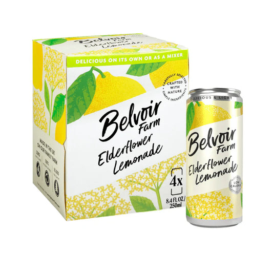 Belvoir Farm Elderflower Lemonade 4 Pack