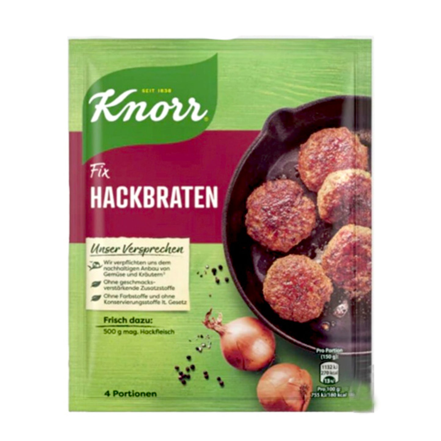 KNORR FIX HACKBRATEN / HAMBURGER