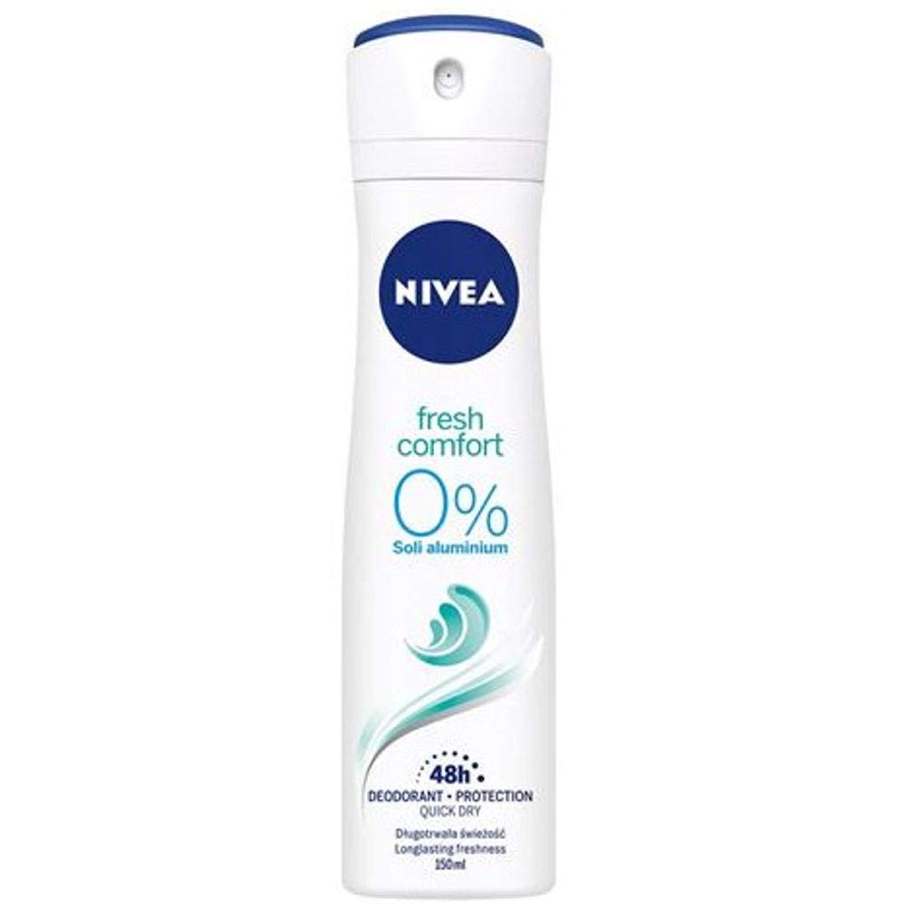 NIVEA DEO SPRAY FRESH COMFORT 0% ACH