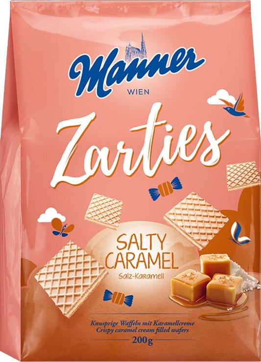 MANNER ZARTIES SALTY KARAMEL WAFERS